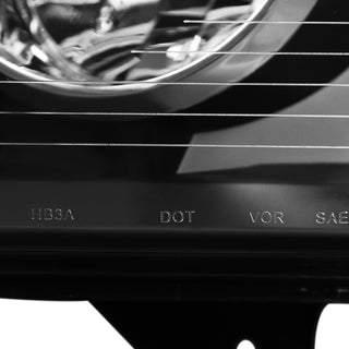 Spec D Euro Headlights (Black): Dodge Charger 2006 - 2010