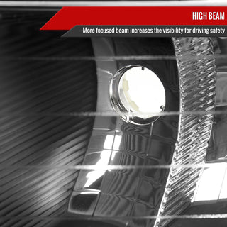 Spec D OEM Style Headlights & Corner Lights (Black): Dodge Ram 1500 Sport 1999 - 2001