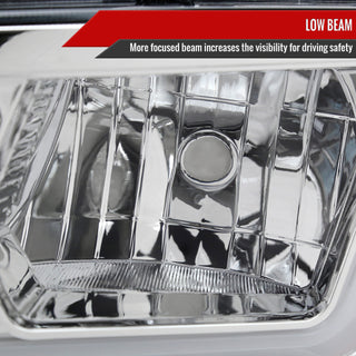 Spec D Sequential LED Headlights (Chrome): Dodge Charger 2006 - 2010