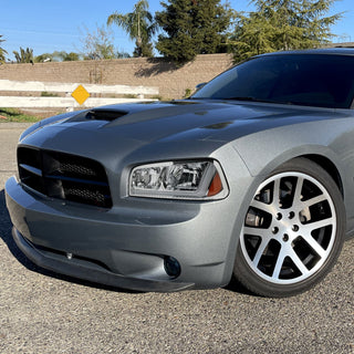 Spec D Sequential LED Headlights (Chrome): Dodge Charger 2006 - 2010