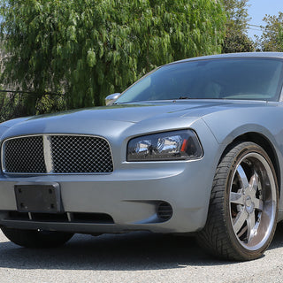 Spec D LED Headlights (Black): Dodge Charger 2006 - 2010