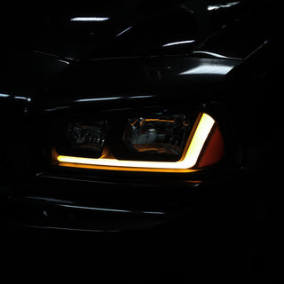 Spec D Sequential LED Headlights (Smoke): Dodge Charger 2006 - 2010