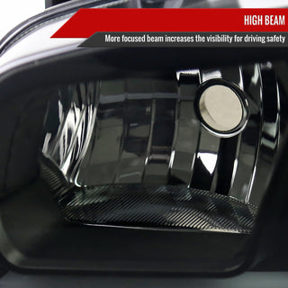 Spec D Sequential LED Headlights (Smoke): Dodge Charger 2006 - 2010