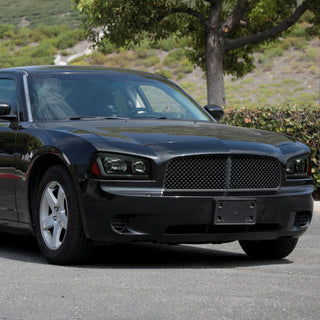 Spec D Sequential LED Headlights (Smoke): Dodge Charger 2006 - 2010