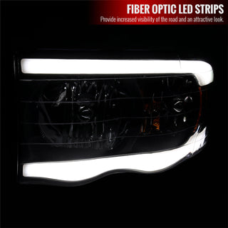 Spec D LED Headlights (Black): Dodge Ram 2002 - 2005