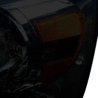 Spec D Crystal Headlights (Smoke): Dodge Ram 1500 2006 - 2008 /  2006-2009 RAM 2500 3500