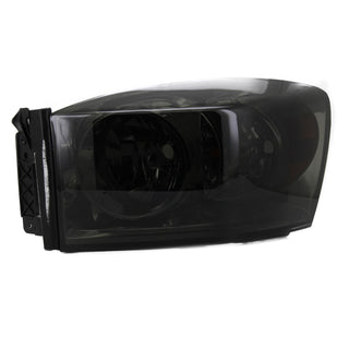 Spec D Crystal Headlights (Smoke): Dodge Ram 1500 2006 - 2008 /  2006-2009 RAM 2500 3500