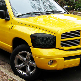 Spec D Crystal Headlights (Smoke): Dodge Ram 1500 2006 - 2008 /  2006-2009 RAM 2500 3500