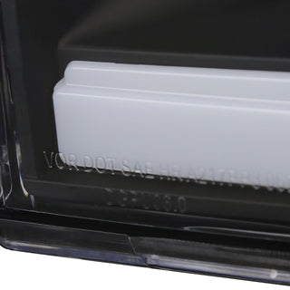 Spec D OEM Style Headlights w/ LED Bar (Black): Dodge Ram 2006 - 2008