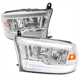 Spec D LED Sequential Headlights (Chrome): Dodge Ram 2009 - 2018