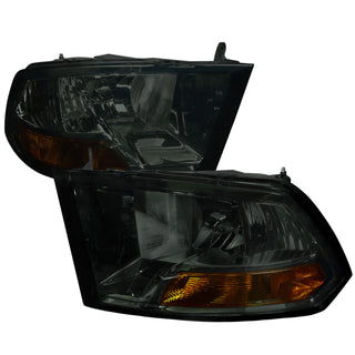 Spec D Euro Headlights (Smoke): Dodge Ram 2009 - 2018