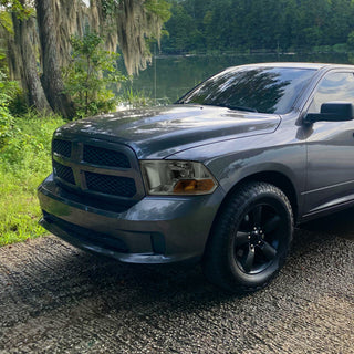 Spec D OEM Quad Style Headlights (Smoke): Dodge Ram 2009 - 2018