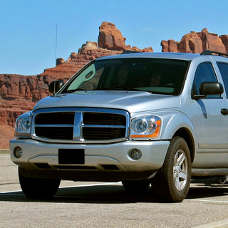 Spec D OEM Style Headlights (Chrome): Dodge Durango 2004 - 2006