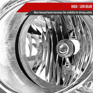 Spec D OEM Style Headlights (Chrome): Dodge Durango 2004 - 2006