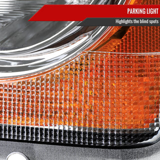 Spec D OEM Style Headlights (Chrome): Dodge Durango 2004 - 2006