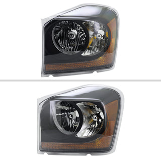 Spec D OEM Style Headlights (Black): Dodge Durango 2004 - 2006