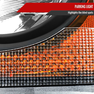 Spec D OEM Style Headlights (Black): Dodge Durango 2004 - 2006