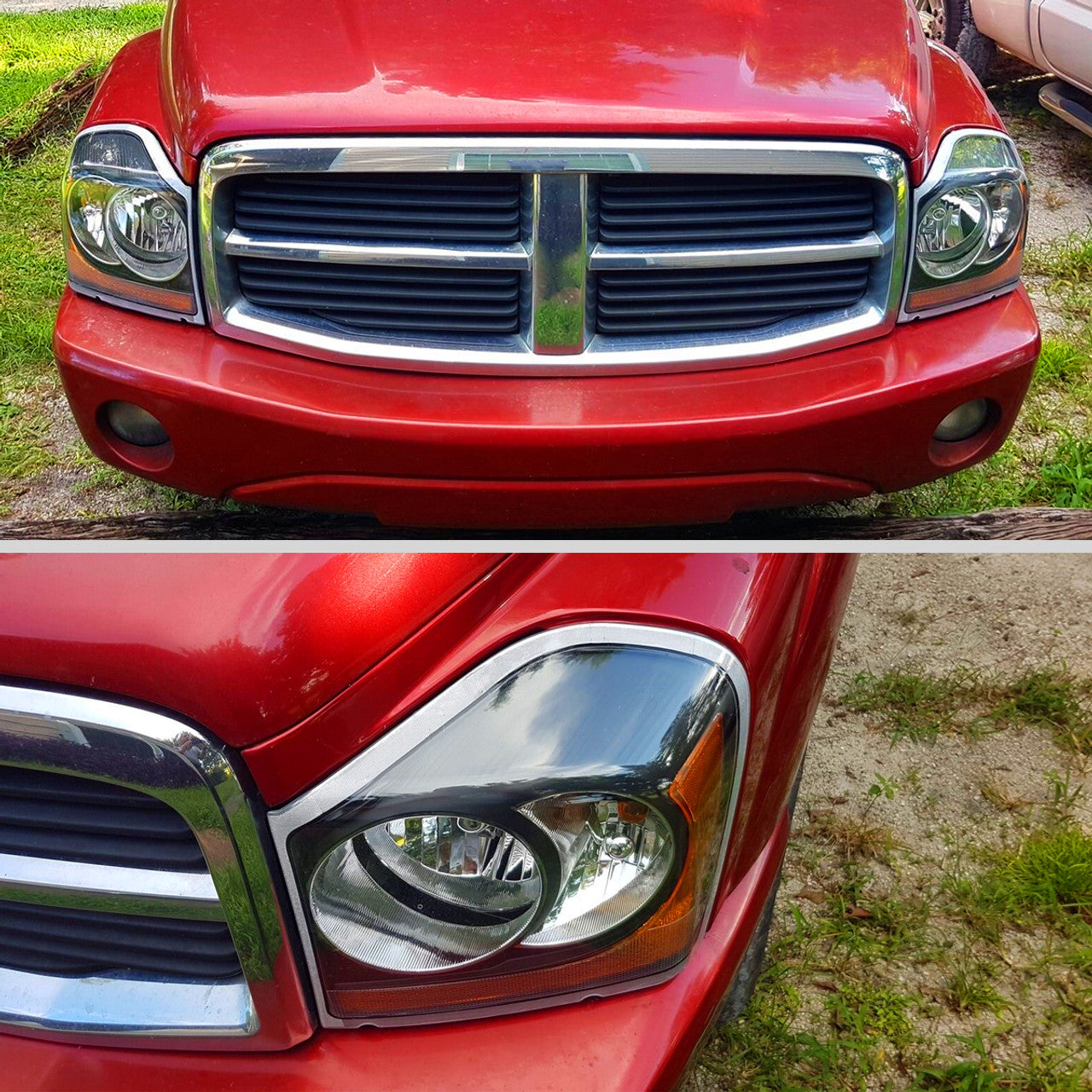 Spec D OEM Style Headlights (Black): Dodge Durango 2004 - 2006