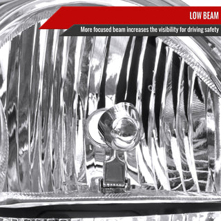 Spec D OEM Style Headlights (Chrome): Jeep Grand Cherokee 2005 - 2007