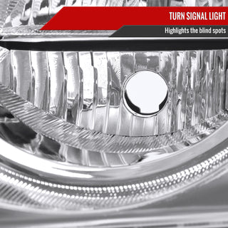 Spec D OEM Style Headlights (Chrome): Jeep Grand Cherokee 2005 - 2007
