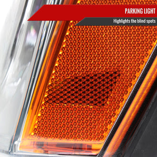 Spec D OEM Style Headlights (Chrome): Jeep Grand Cherokee 2005 - 2007