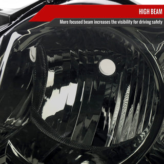 Spec D OEM Style Headlights (Smoke): Jeep Grand Cherokee 2005 - 2007