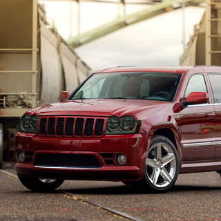 Spec D OEM Style Headlights (Smoke): Jeep Grand Cherokee 2005 - 2007