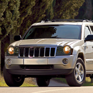 Spec D OEM Style Headlights (Smoke): Jeep Grand Cherokee 2005 - 2007