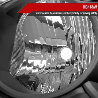 Spec D OEM Style Headlights (Black): Jeep Grand Cherokee 2005 - 2007