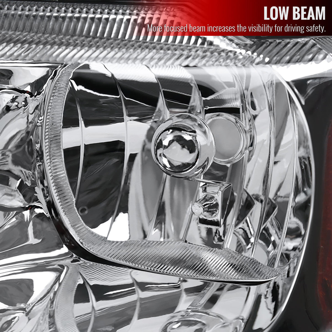 Spec D Crystal Headlights (Chrome): Jeep Grand Cherokee 1999 - 2004