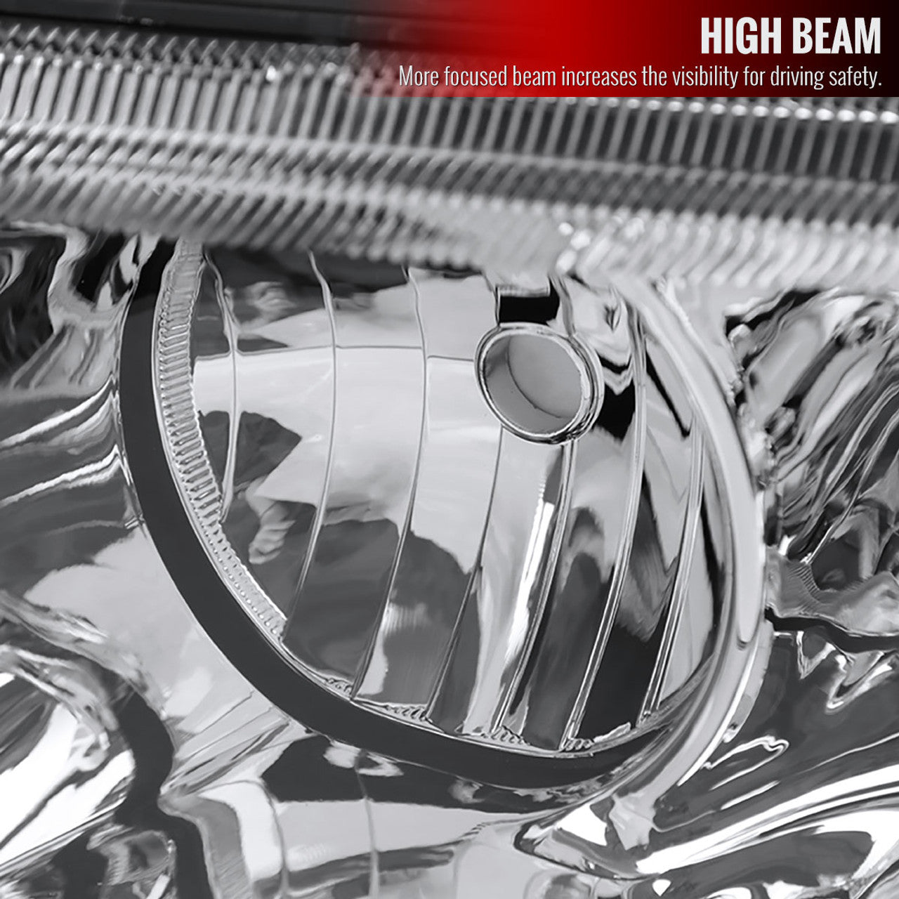 Spec D Crystal Headlights (Chrome): Jeep Grand Cherokee 1999 - 2004