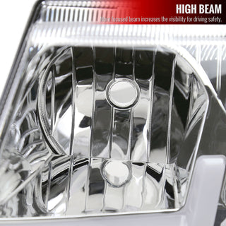 Spec D LED Headlights (Chrome): Jeep Grand Cherokee 1999 - 2004