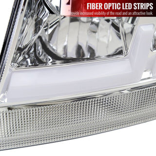 Spec D LED Headlights (Chrome): Jeep Grand Cherokee 1999 - 2004