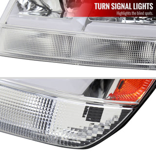Spec D LED Headlights (Chrome): Jeep Grand Cherokee 1999 - 2004