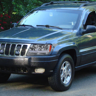 Spec D LED Headlights (Chrome): Jeep Grand Cherokee 1999 - 2004