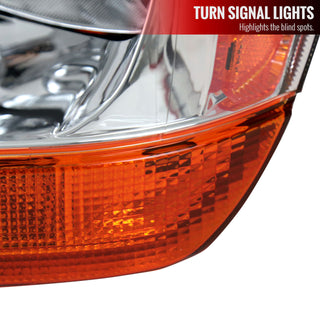 Spec D Crystal Headlights (Chrome, Version 2): Jeep Grand Cherokee 1999 - 2004