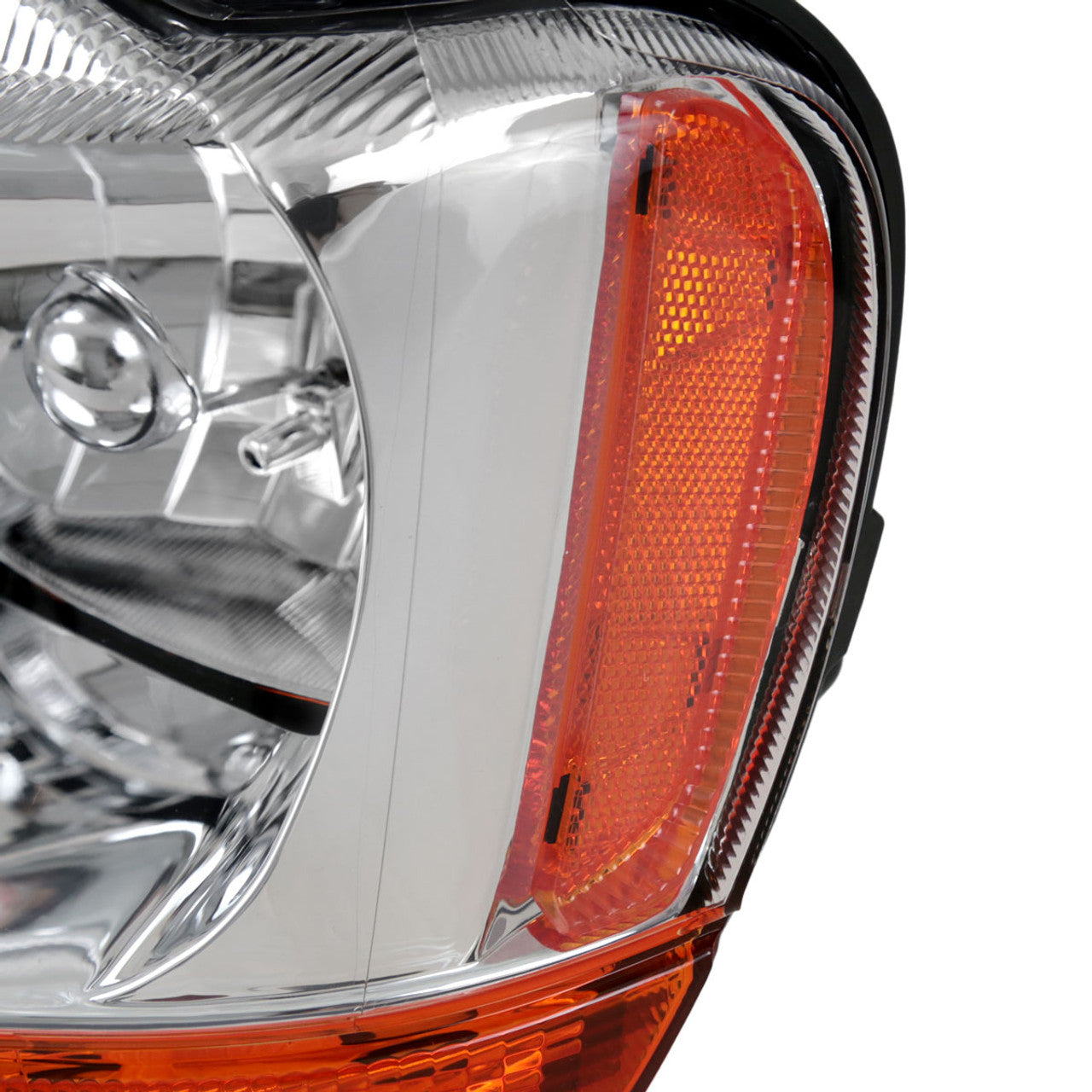 Spec D Crystal Headlights (Chrome, Version 2): Jeep Grand Cherokee 1999 - 2004