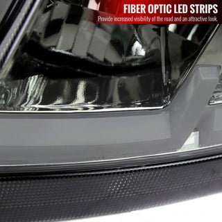 Spec D LED Headlights (Smoke): Jeep Grand Cherokee 1999 - 2004