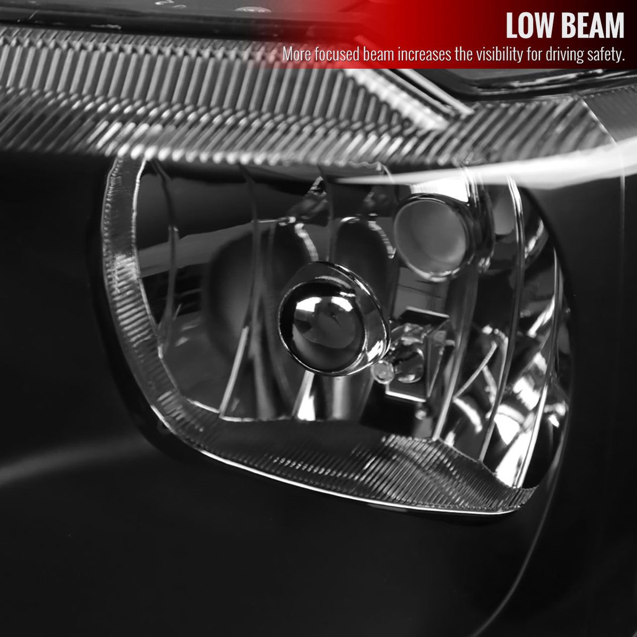 Spec D Crystal Headlights (Black): Jeep Grand Cherokee 1999 - 2004