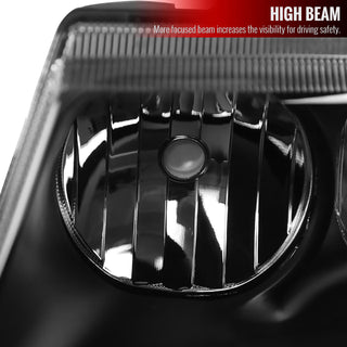 Spec D Crystal Headlights (Black): Jeep Grand Cherokee 1999 - 2004