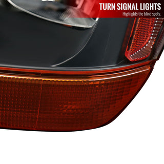 Spec D Crystal Headlights (Black, Version 2): Jeep Grand Cherokee 1999 - 2004