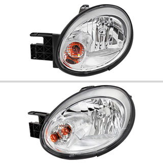Spec D OEM Style Headlights (Chrome): Dodge Neon 2003 - 2005