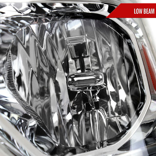 Spec D Factory Style Crystal Headlight Chrome Housing (DRIVER): Ram 1500 2019-2024 3.6L/5.7L