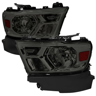Spec D OEM Style Headlights (Smoke): Ram 1500 2019 - 2024