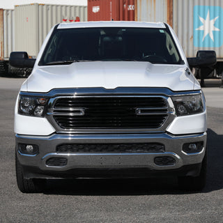 Spec D Factory Style Crystal Headlight Black Housing (PASSENGER): Ram 1500 2019-2024 3.6L/5.7L