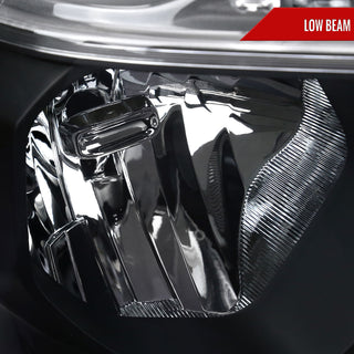 Spec D Factory Style Crystal Headlight Black Housing (PASSENGER): Ram 1500 2019-2024 3.6L/5.7L