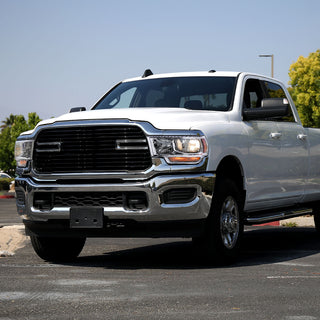Spec D Factory Style Crystal Headlight Chrome Housing (DRIVER): Ram 2500/3500 2019-2024