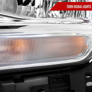 Spec D Factory Style Crystal Headlight Chrome Housing (DRIVER): Ram 2500/3500 2019-2024