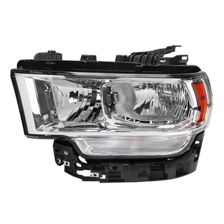 Spec D Factory Style Crystal Headlight Chrome Housing (DRIVER): Ram 2500/3500 2019-2024
