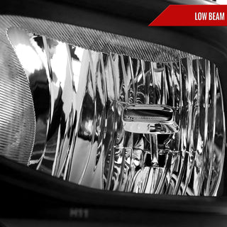 Spec D Factory Style Crystal Headlight Black Housing (DRIVER): Ram 2500/3500 2019-2024